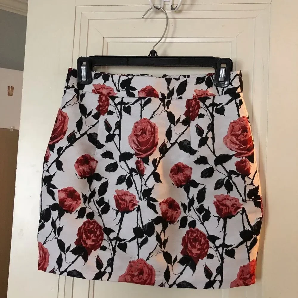 Asilio Case of Roses Mini Skirt - Floral - Size XS - Picture 10 of 10